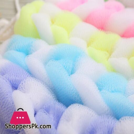 Soft Back Strap Bath Scrubber Rich Bubbles Body Brush