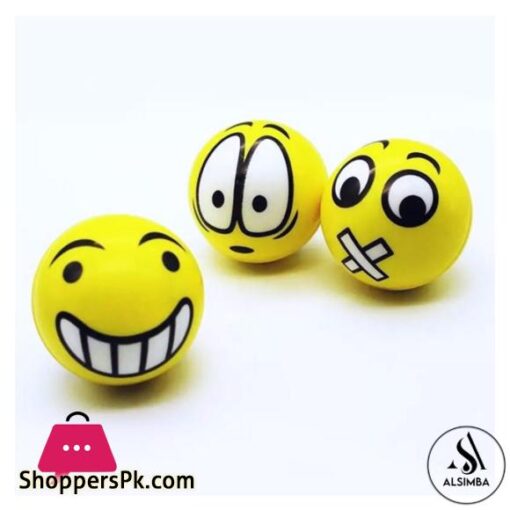 Alsimba 1 Pcs Soft Foam Reaction Emoji Balls for Kids High Density Foam Ball For Over 3 Years Old Kids Soft Lightweight Easy To Grip Indoor Training Ball Any Random Design