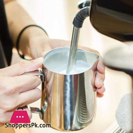 Stainless Steel Milk Frothing Pitcher Coffee Cup with Scale Latte Art for