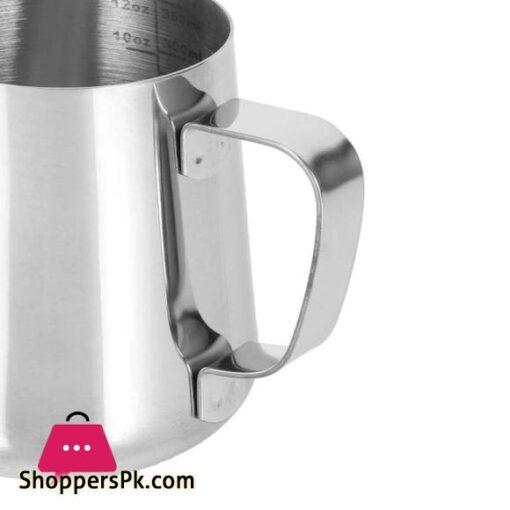 Stainless Steel Milk Frothing Pitcher Coffee Cup with Scale Latte Art for