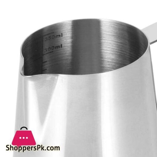 Stainless Steel Milk Frothing Pitcher Coffee Cup with Scale Latte Art for