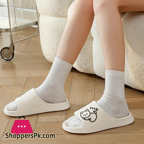 Summer Beach Thick Platform Slipper Sandals Women Eva Slippers Couple Home Flip Flops