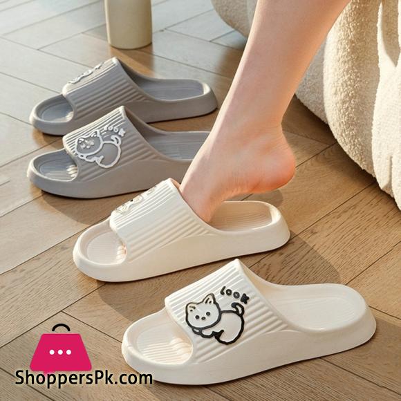 Summer Beach Thick Platform Slipper Sandals Women Eva Slippers Couple Home Flip Flops