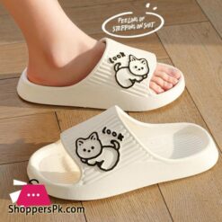 Women Soft Sole Cloud Slippers 2023 Summer Beach Thick Platform Slipper Sandals Women Korean Eva Slippers Couple Home Flip Flops