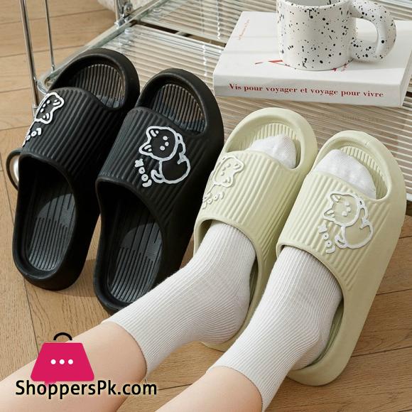 Summer Beach Thick Platform Slipper Sandals Women Eva Slippers Couple Home Flip Flops
