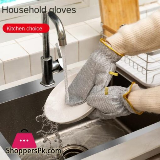 Gloves WetDry Multi Dishwashing Rag Cleaning Multi Purpose Wire Steel Kitchen Rag Purpose Wire Miracle Cleaning Cloth