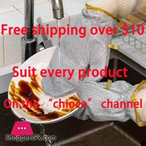 Gloves WetDry Multi Dishwashing Rag Cleaning Multi Purpose Wire Steel Kitchen Rag Purpose Wire Miracle Cleaning Cloth