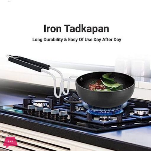 Classic Indian Vaghar Tadka Pan with Grip Handle NO : 7