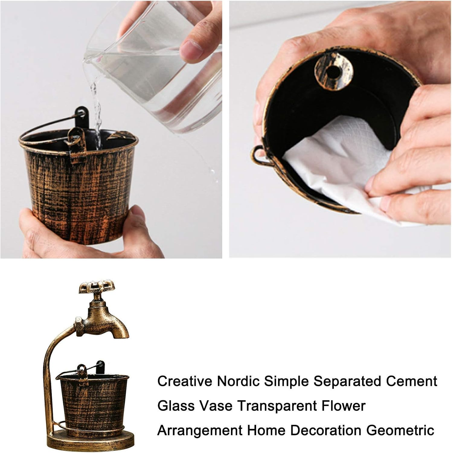 Creative Faucet Ashtray Retro Office Ornaments Smoking Gifts