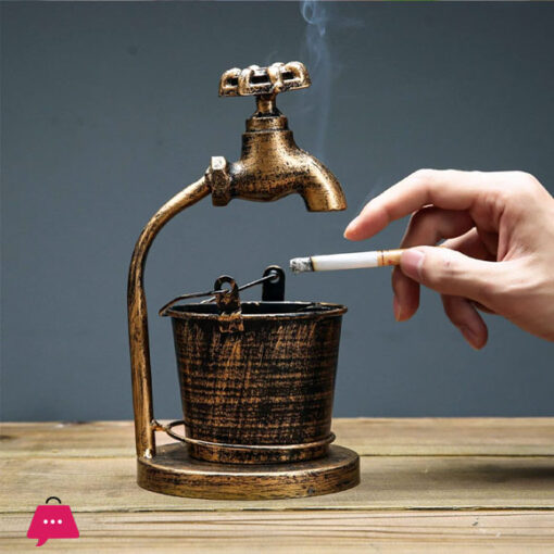 Creative Faucet Ashtray Retro Office Ornaments Smoking Gifts