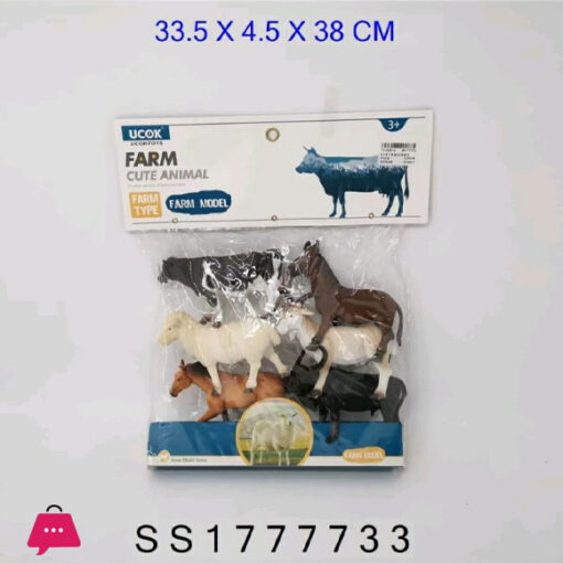 CUTE FARM ANIMAL Set 6-PCS LARGE 261-2