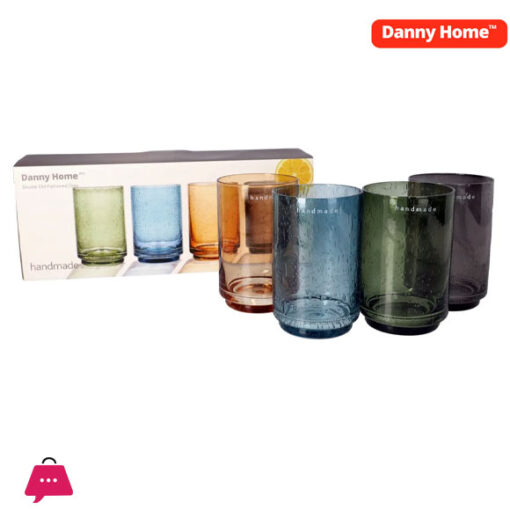 Danny Home Crystal Whisky Glasses 4Pcs 450ml