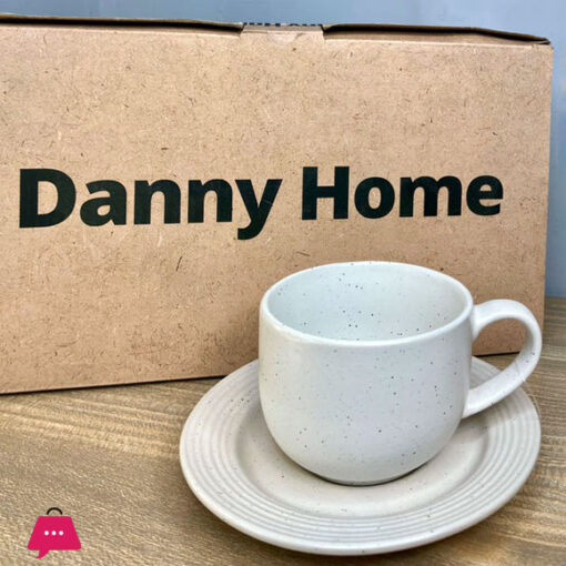 Danny Home 120ML Cups and Saucer 6Pcs