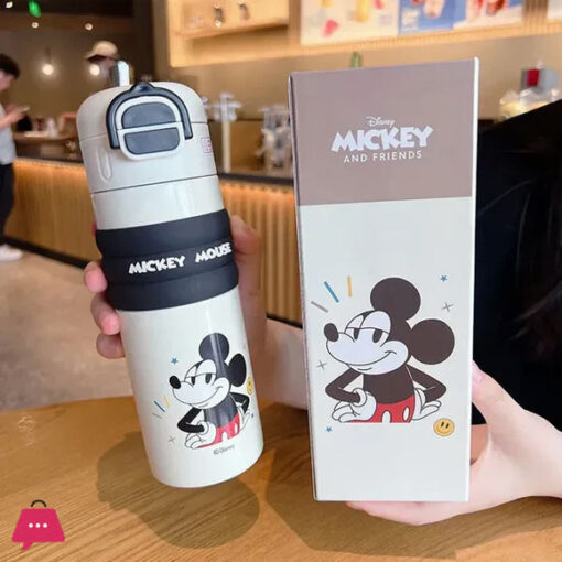 Disney Mickey Mouse Comfy Grip Premium Thermos Bottle 520-ML