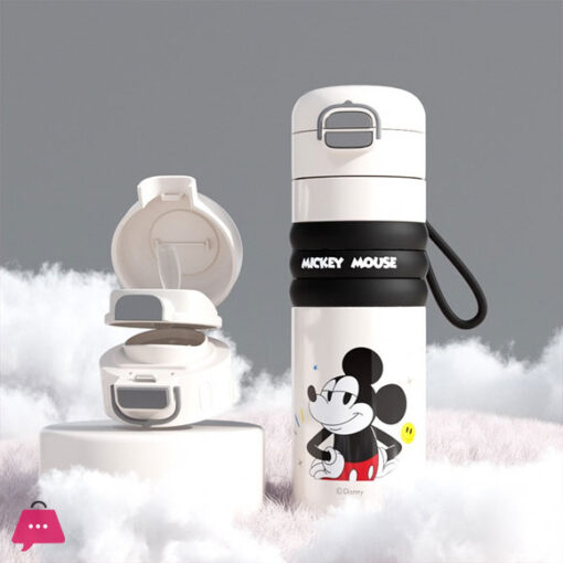 Disney Mickey Mouse Comfy Grip Premium Thermos Bottle 520-ML - Image 3