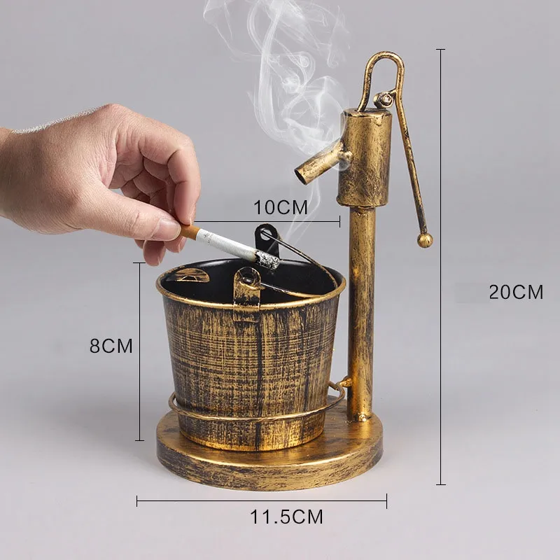 Creative Ashtray Retro Office Ornaments Smoking Gifts 6 Creative Ashtray Retro Office Ornaments Smoking Gifts