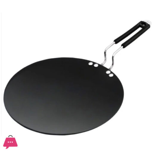 Indian Imported Hard Anodized Non Stick Tawa Roti Maker Paratha Pan - Induction Base - 12 inches 4mm