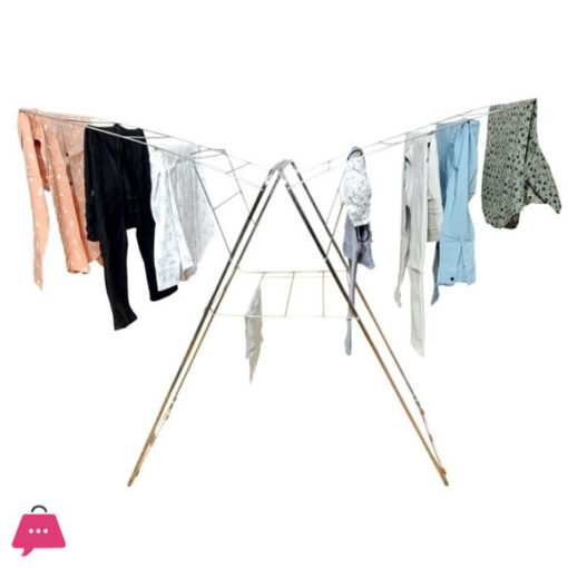 Indian Stainless Steel Butterfly Cloth Drying Rack Foldable Stand for Clothes Heavy Duty