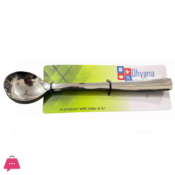 Indian Stainless Steel Oval Spoon Pack of 6