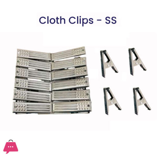 Indian Stainlesss Steel Cloth Clip Pack of 12