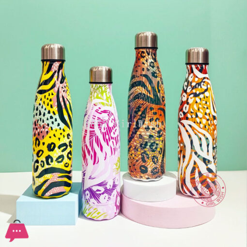 Jungle Print Stainless Steel Thermal Bottles - 750ml