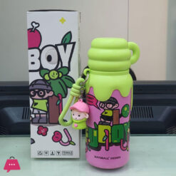 Key Boy Water Bottle Cute Thermos Cup 550ML