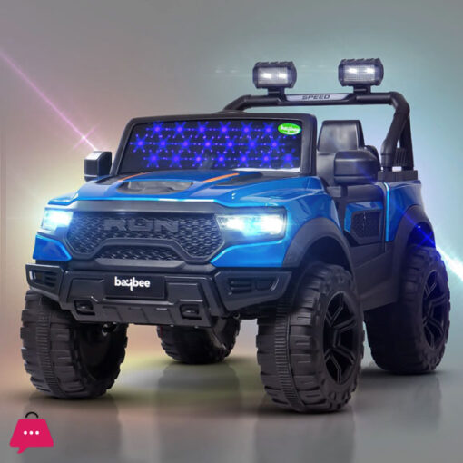 Kids Run 4X4 Kids Battery Operated Jeep for Kids with RGB Light & Music