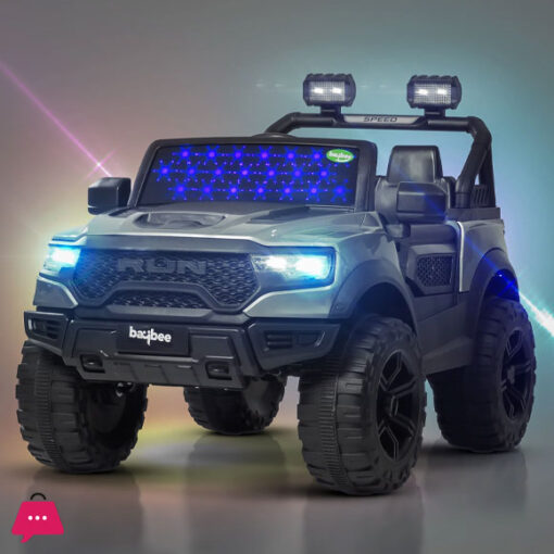 Kids Run 4X4 Kids Battery Operated Jeep for Kids with RGB Light & Music