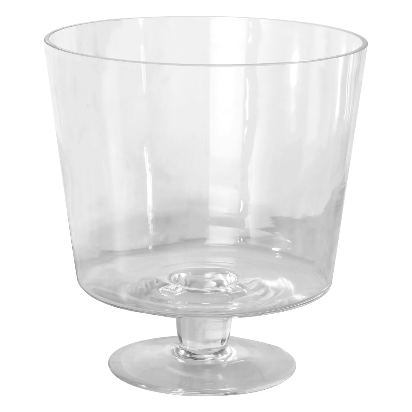 Large Footed Glass Trifle Bowl Serving Bowl 3.5Ltr