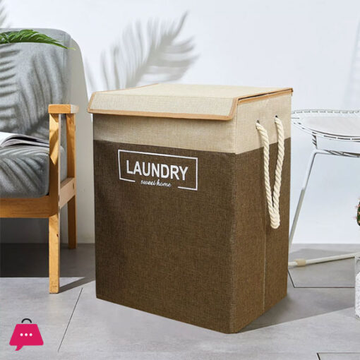 Large Washing Clothes Storage Bin Bag Laundry Basket Foldable Hamper with Lid