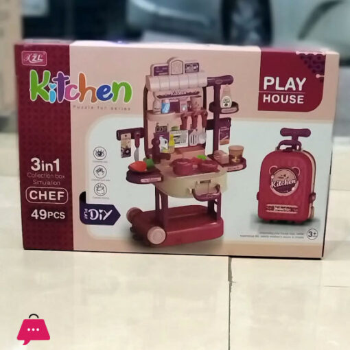 Play House Kitchen Set 49 Pieces