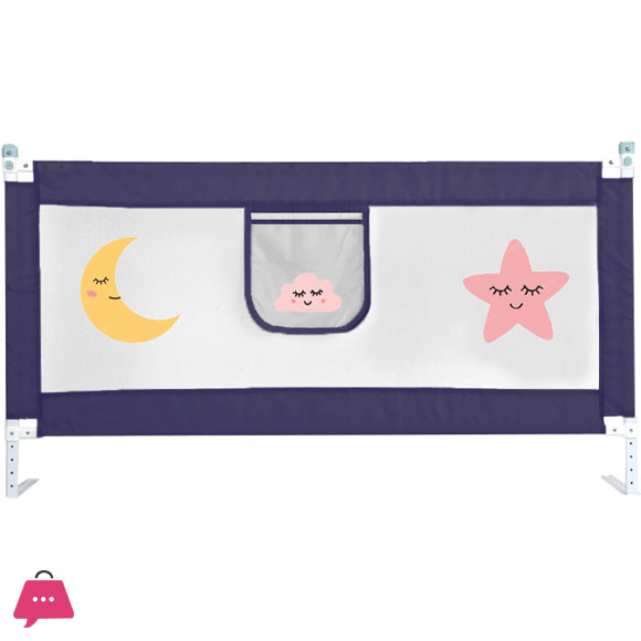 Shopino Baby Bed Rail Cloth 1-Pcs Bed Rail Safety Net