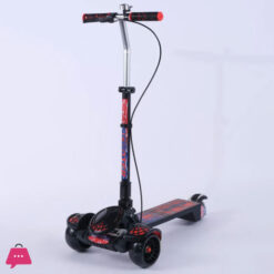 Spider-Man Large Foldable Kick Scooter With Brake Light Music - Max Load 100kg