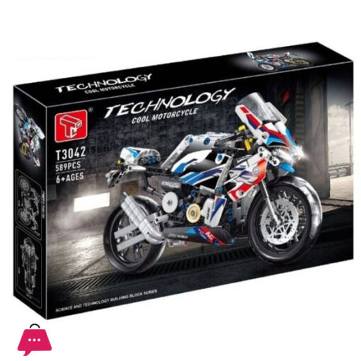 Technology BMW S1000RR Dirt Motorcycle Building Blocks Model Motorbike Toy