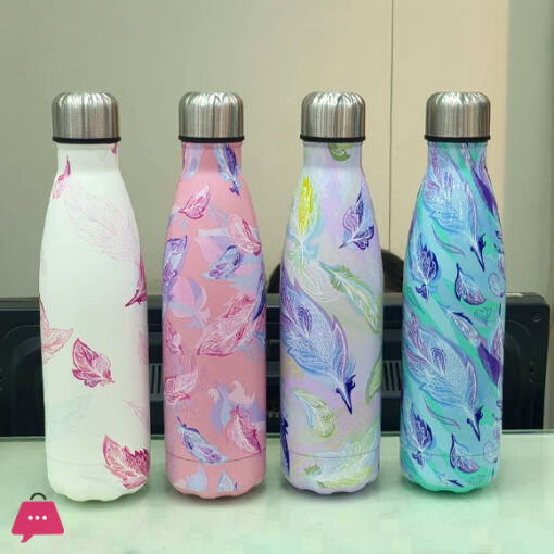 Watercolor Leaf Stainless Steel Thermal Bottles – 750ml