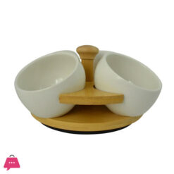 Whiteware Ceramic Dip Bowls