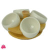 Whiteware Ceramic Dip Bowls