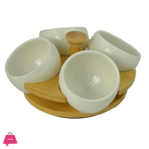 Whiteware Ceramic Dip Bowls