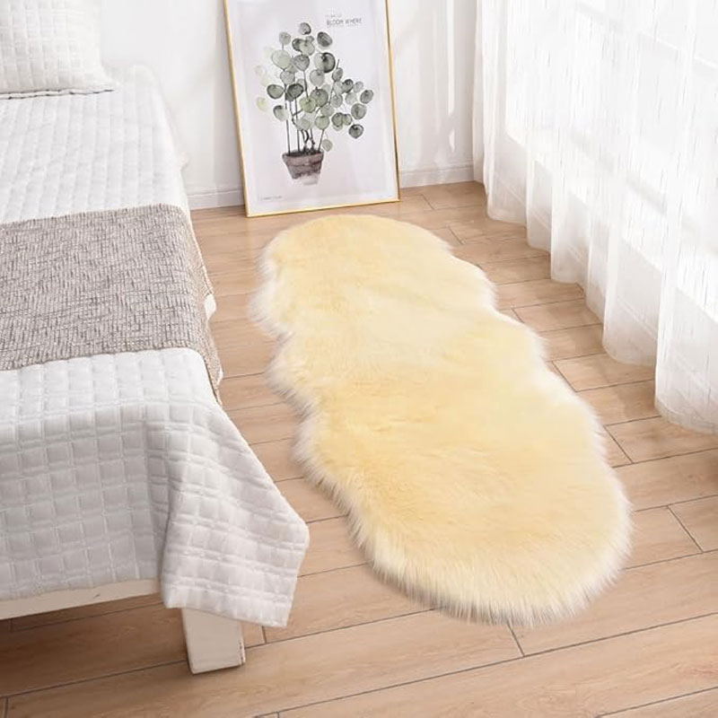 Sheepskin Rug Sheepskin Fur Throw 2ft x 4ft