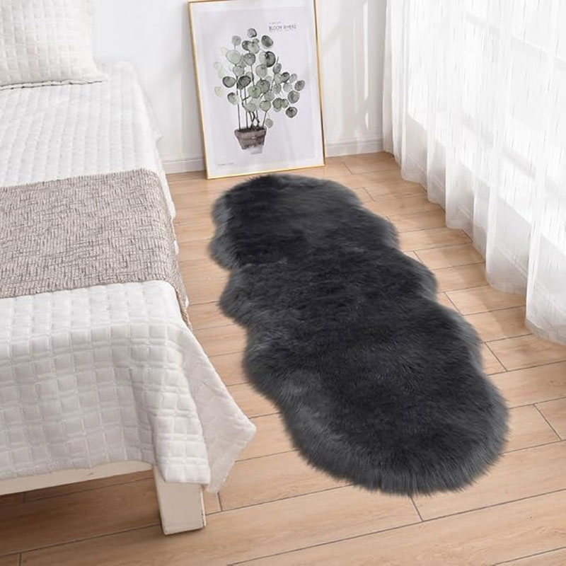 Sheepskin Rug Sheepskin Fur Throw 2ft x 4ft