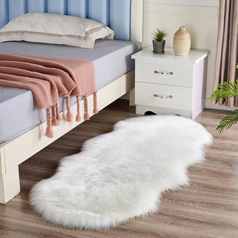 Sheepskin Rug Sheepskin Fur Throw 2ft x 4ft