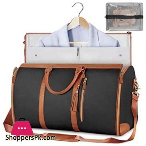 Portable Garment Bag Capacity Waterproof Travel Bag with Internal Straps Detachable Garment Duffle Bag Shoe for Organizing - Image 2