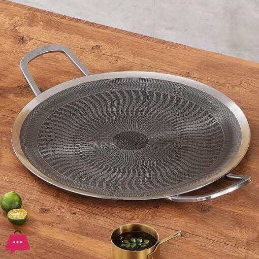 Best Quality Honey Comb Laser Tawa Stainless steel Tawa - Griddle Pan - 34CM-13.5 Inch