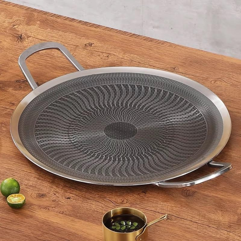 Best Quality Honey Comb Laser Tawa Stainless steel Tawa - Griddle Pan - 34CM-13.5 Inch