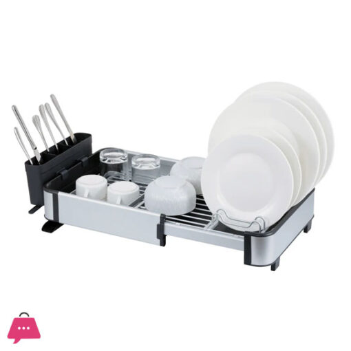 Binca Aluminium Expandable Dish Drainer Plate Rack