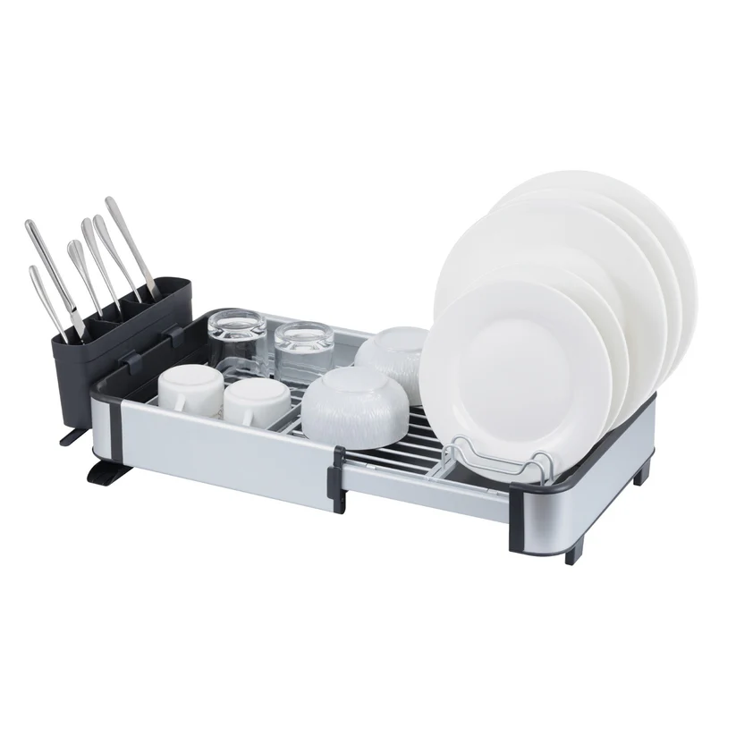 Binca Aluminium Expandable Dish Drainer Plate Rack