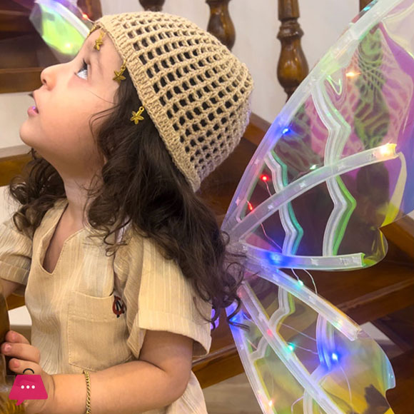 Butterfly Wings with Light & Music