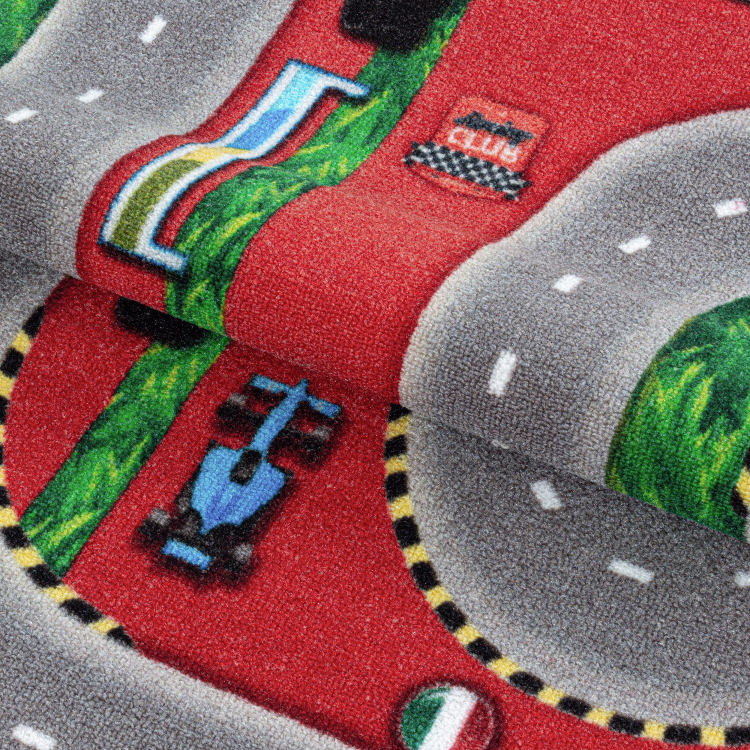 Children's Carpet Play Carpet Racing Car Motorway Street Motif Rectangular 50 x 80 CM