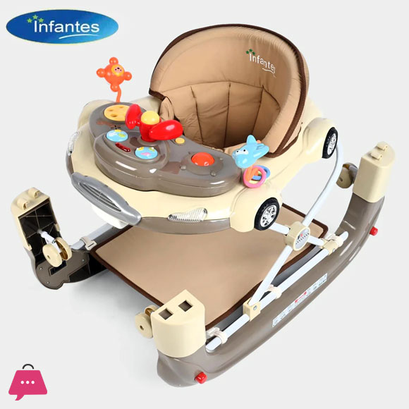 Infantes Baby Walker 2 in 1 Walker + Rocker 1086