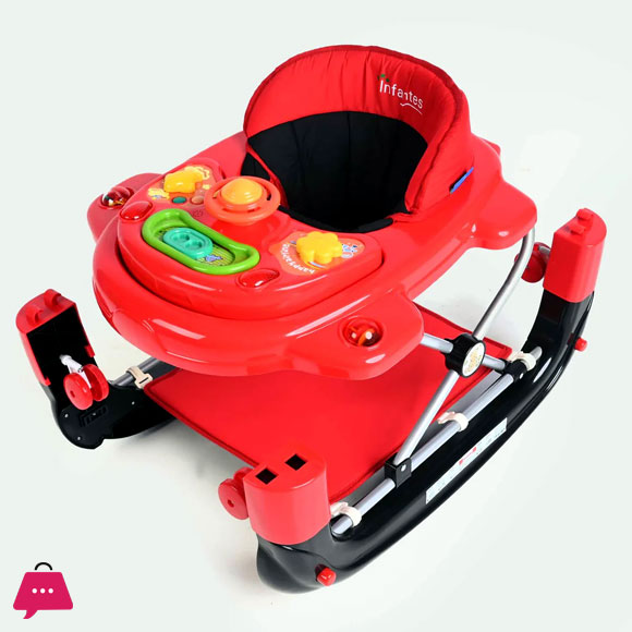 Infantes Baby Walker 2 in 1 Walker + Rocker